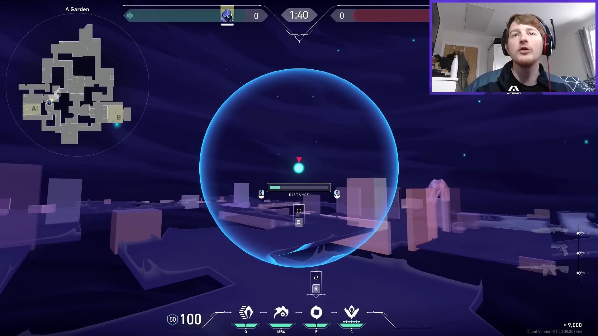 Omen won't be able to do the one-way smoke on A-Short Ascent anymore. (Image via Yotube/Thinking Man's Valorant)